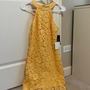 Lulus love poem dress yellow